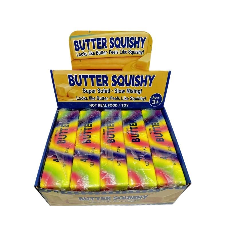Giocattolo Squishy Jumbo Burro da 24cm, Texture Super Morbida tipo Slime a Risalita Lenta per Alleviare Ansia, Sollievo dallo Stress, Decompressione, Fidget