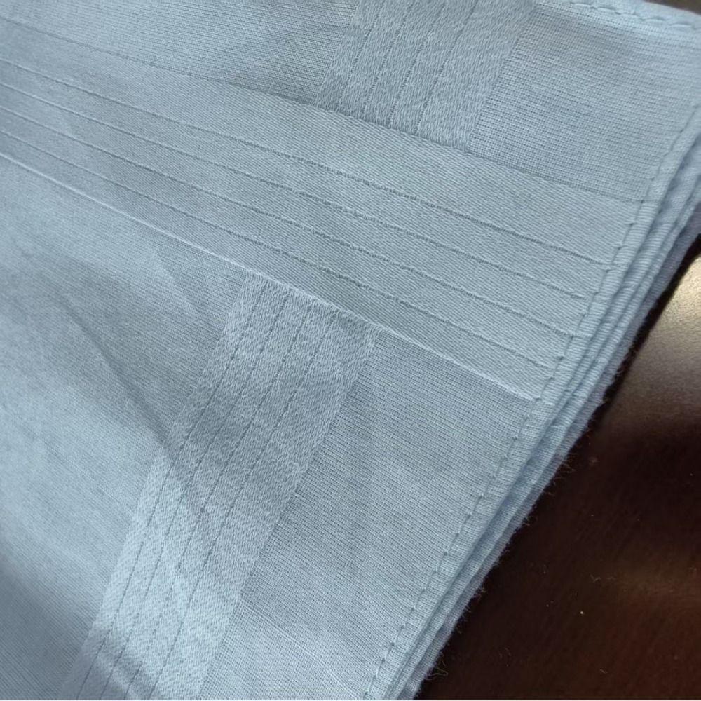 12Pcs/Set Sweat Absorbent Pocket Plaid Square Towel Men's Cotton Handkerchiefs  Wedding Season