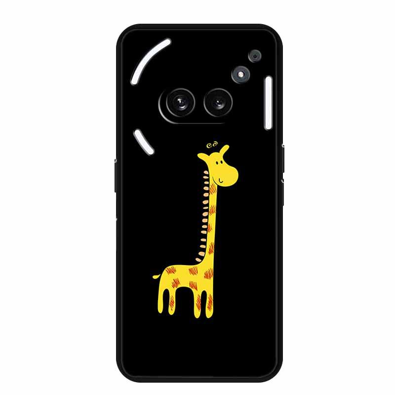 Nothing Phone 2A Luminous Hole TPU Case - Personalized Simple Color Design