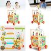 Wooden Childrens Learning Walker With Multifunction For Early Development