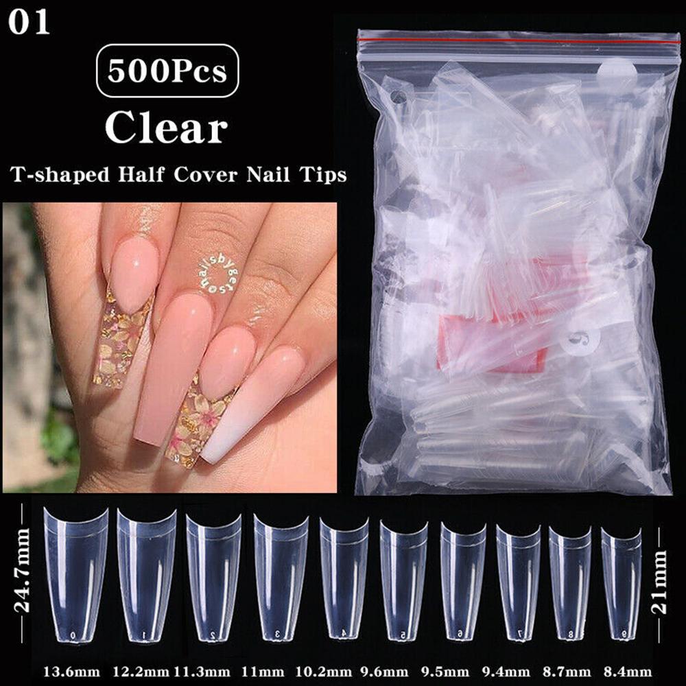 French Well Less Fingernails Half Cover Artificial Nail Acrylic Gel Nail False Nail Tips Fake Nails Kop Billigt Fri Frakt Arliga Recensioner Med Bilder Joom