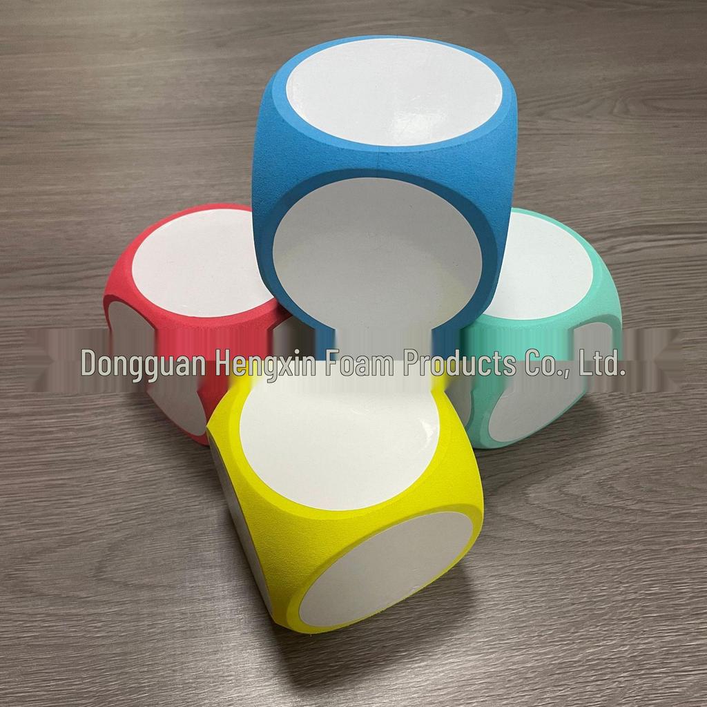 Multicolor Erasable EVA Dice – Creative Educational Toys for Classrooms