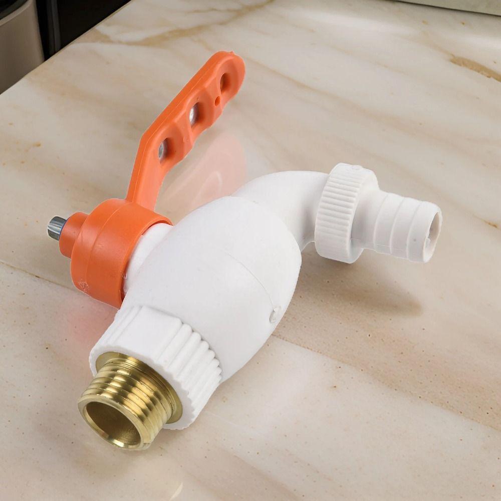 1Pcs 1/2" 20mm PPR Ball Valve Steel Core Plastic Quick Connector Direct Insertion Type Kitchen Faucet Water Pipe Fittings