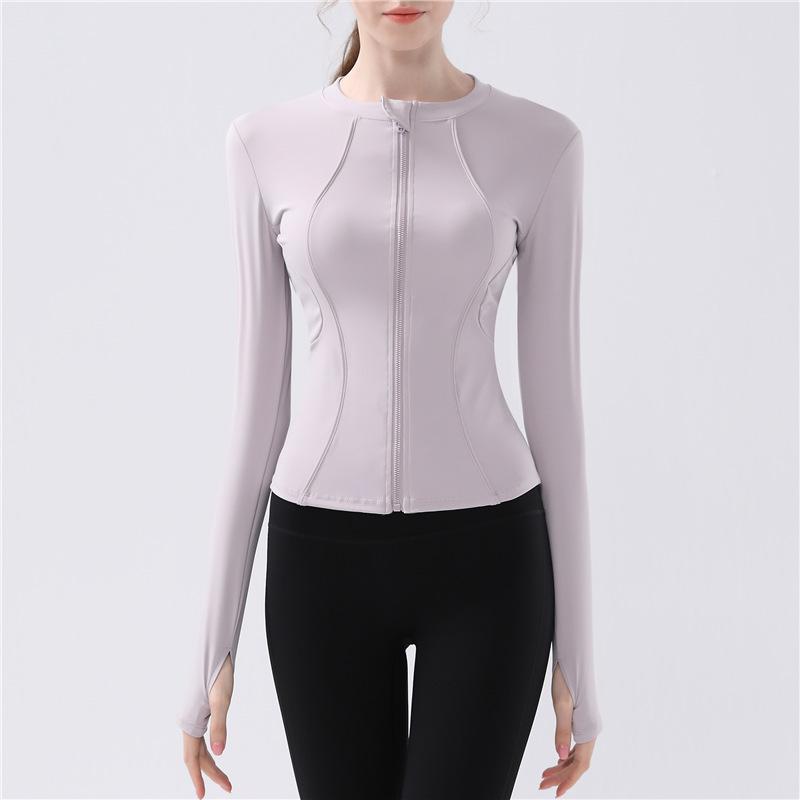 

Women s Quick-Dry Athletic Jacket: Breathable, Slimming, Stand-Up Collar for Yoga, Running, and Outdoor Activities Small фіолетовий