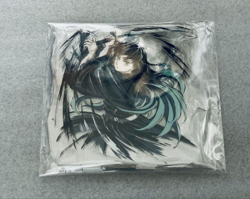 [USED] Demon Slayer: Kimetsu no Yaiba Pillar Training Edition Interlude Art Book Tokito Muichiro Acrylic Stand Cover Extra Large Card
