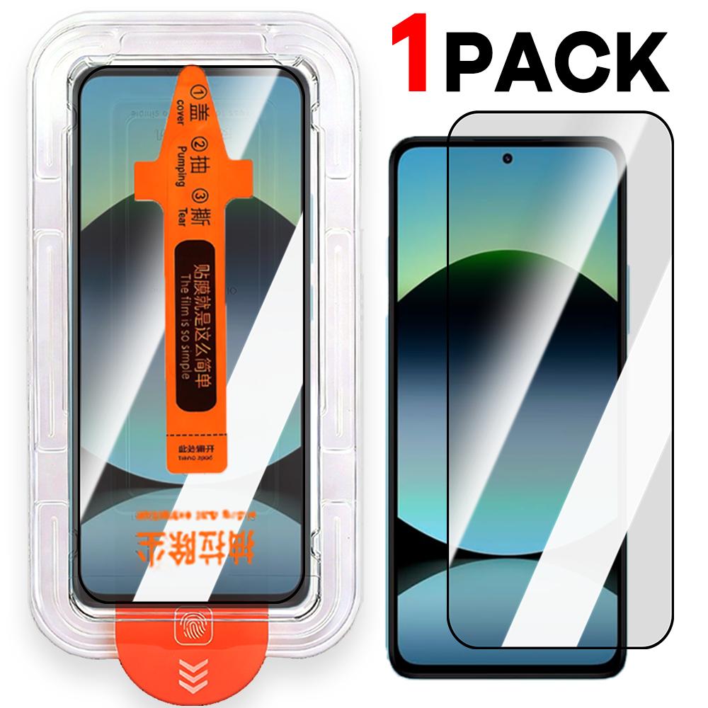 3-1Pcs Tempered Glass for Redmi Note 13 Pro 14 4G 5G Dust Free Easy Installation Screen Protectors Anti-Scratch Protective Film