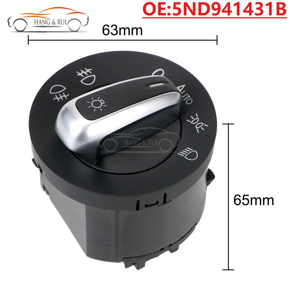 Car Headlight Fog Light Switch For Volkswagen VW Golf Jetta MK6 MK5 Passat B6 B7 Tiguan SCIROCCO SEAT Accessories 5ND941431B 5ND941431B