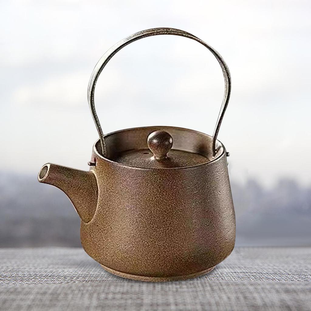 Ceramic Teapot 200ml for Boiling Hot Water Chinese Traditional Tea Lovers Gift Teapot Tea Maker Porcelain Tea Pot for Outdoor