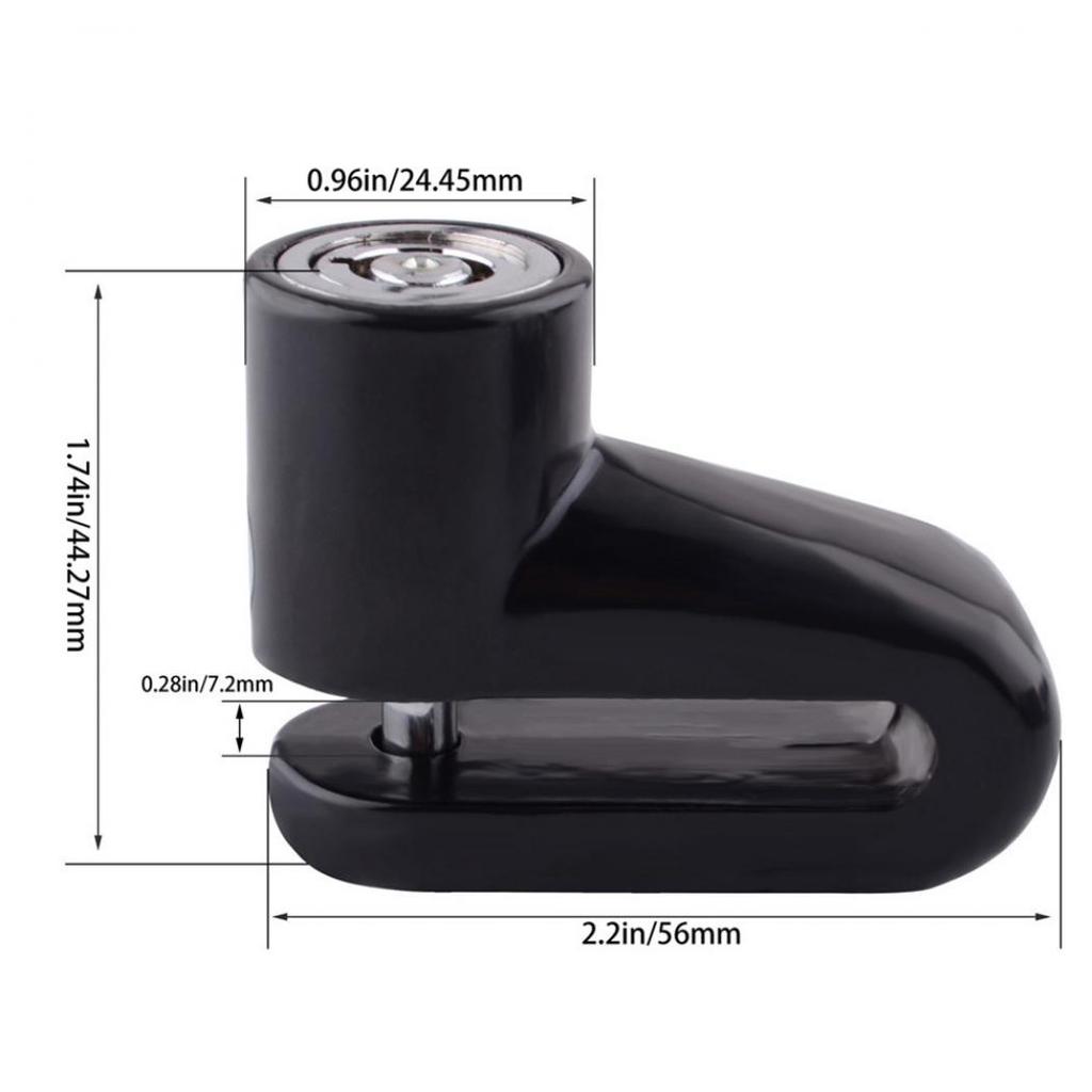 Blocco Antifurto Per Moto Con Allarme 130 Db – Impermeabile, Non Tagliabile, Con Ricarica Magnetica