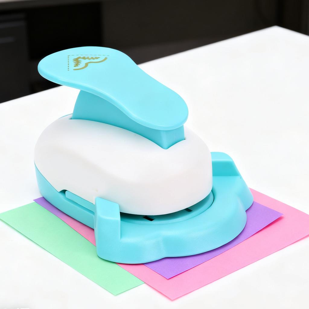 Paper Corner Puncher Wheat Ear Hollow Pattern Punch Cutter for Cardstock Photo Card Crafts