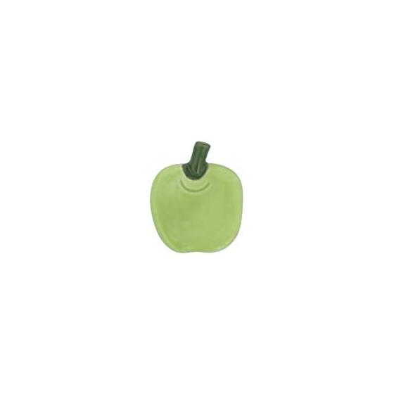 Tableware East Apple Chopstick Rest, Green, 4.2cm, Porcelain, Made in Japan (Mino Ware)