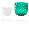 Self-absorbing Flowerpot with Absorbent Rope Transparent Water Level Flowerpot Honeycomb Texture Plant Pot for Indoor Plants