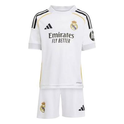 Childrens/Kids 2025/2026 Real Madrid CF Home Kit Set