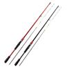 Long distance shore casting fishing rod set including soft tail, bridge, and sea rod for raft fishing.