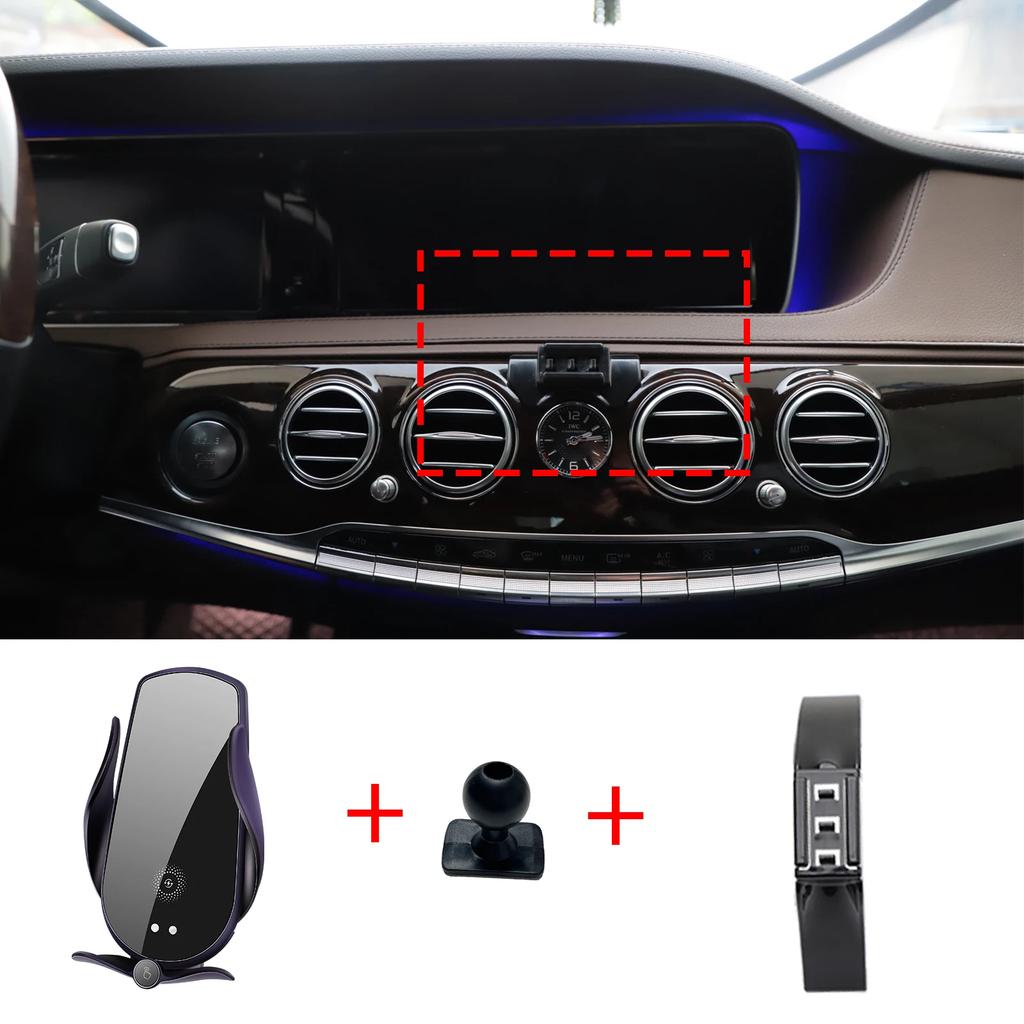 Car Mobile Phone Holder Accessories for Benz GLA X156 X247 EQA B ~2025 GPS Bracket Navigation Stand Auto