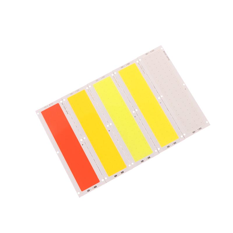 120X36Mm Dc 12V Led Cob 10W Chip Light Source Strip Bulb Panel Cold White Natural White Warm White Blue Red For Diy Car Lamp
