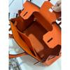 24 European and American Retro Horse Head Platinum Bag Leather Women's Bag Crossbody Bag Versatile Top Layer Bag Cowhide Bag 2024 Handheld