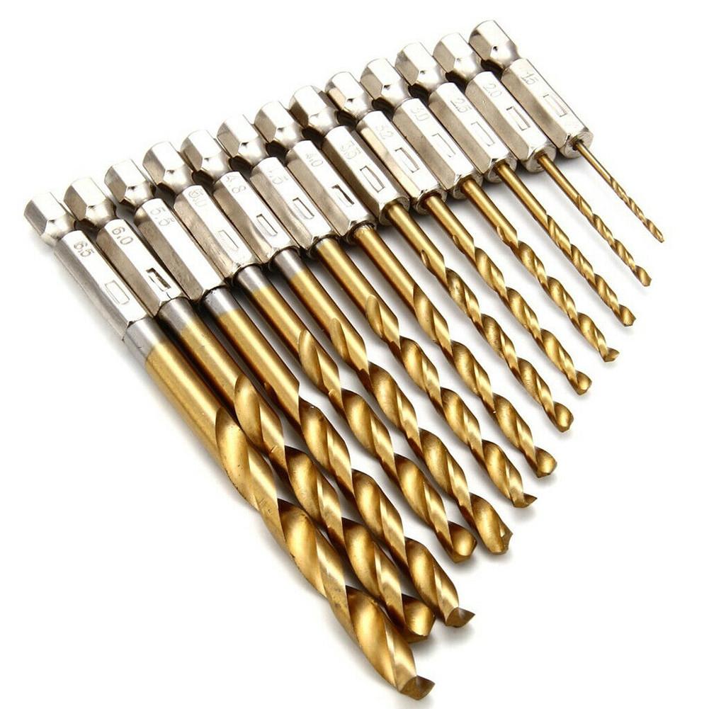 1.5mm-6.5mm HSS Drill Bit 13pcs High Speed Steel Tool
