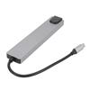 Type C Hub 8 In 1 4K HD Multimedia Interface USB 3.0 100Mbps RJ45 87W PD Multiport Adapter with