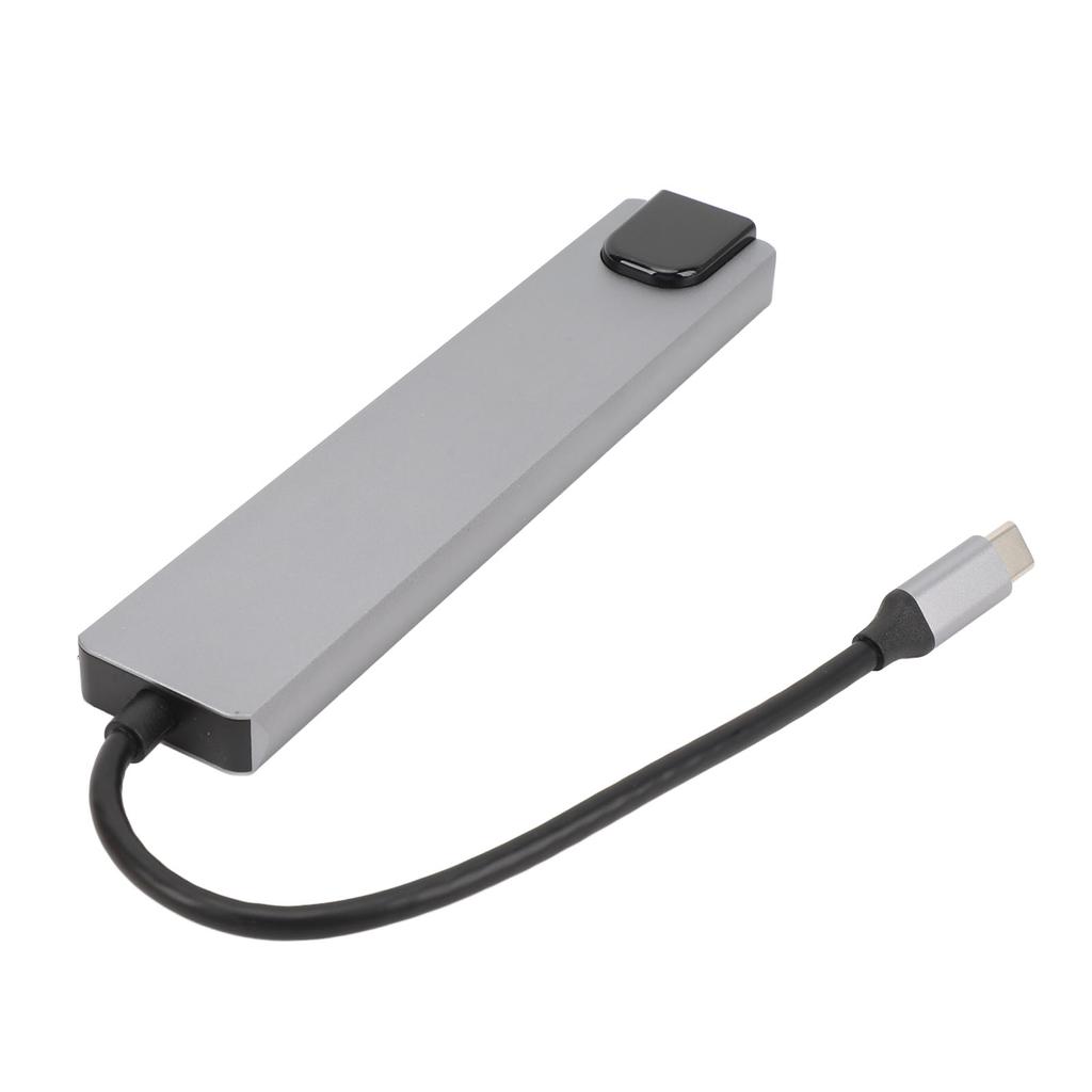 Type C Hub 8 In 1 4K HD Multimedia Interface USB 3.0 100Mbps RJ45 87W PD Multiport Adapter with