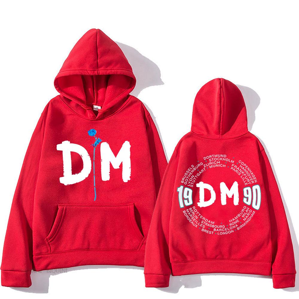 Depeche Mode Hoodie for Autumn/Winter Hip Hop Comfortable Sweatshirt Long Sleeve Gothic Soft Clothes Retro Pullovers
