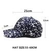 Hat Female Full Screen Star Print Baseball Cap Spring Spring Couple Outdoor Leisure Shade Cap Male