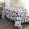 Disposable Cow Print Tablecloth Picnic Cloth Table Decorative Cloth  Birthday/weeding Party