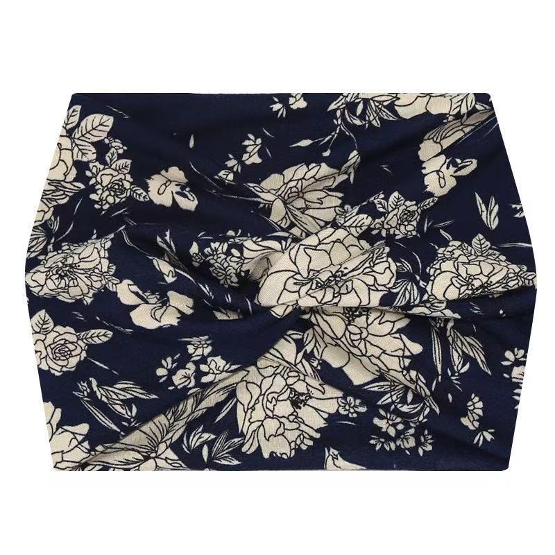 European & American Bohemian Print Sports Headband Hair Accessory