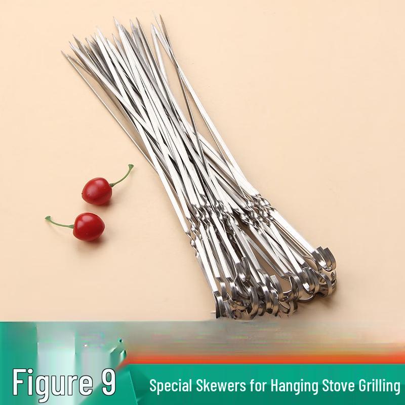 Stainless Steel BBQ Roasting Skewers
