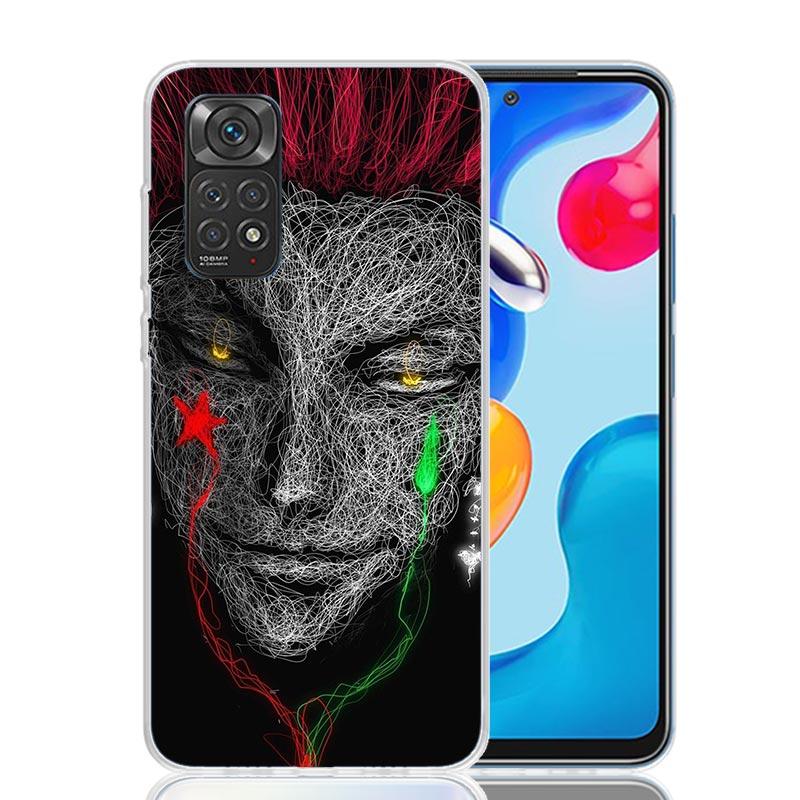 Huner X-Hunters Hisoka Phone Case For Xiaomi Redmi Note 15 14 13 12S 12 Pro Plus 11S 11E 11 11T 10S 10 Art Soft Pattern Cover Re