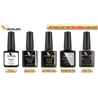 Primer Air Dry Gel Base Coat Top Coat Matt Top Coat Tempered Top Coat No-wipe Topcoat Soak-off UV LED Gel Nail Art Transparent