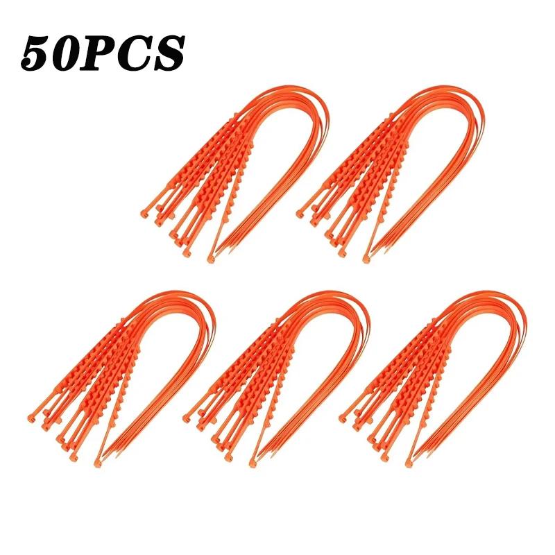 10-50PCS Anti Skid Snow Chains Car Winter Tire Chains Double Grooves Emergency Outdoor Snow Tire Wheels Protector Accessories