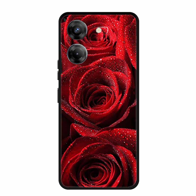 For Tecno Pova 5 Phone Case 6.78" Coque Black Bumper Silicone Soft Back Cover Case For Tecno Pova 5 Case Pova5 Funda Para Capa