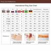 Exquisite Gold Color Round Geometry Ring for Women Luxury Metal Inlaid White Stones Ring Set Jewelry