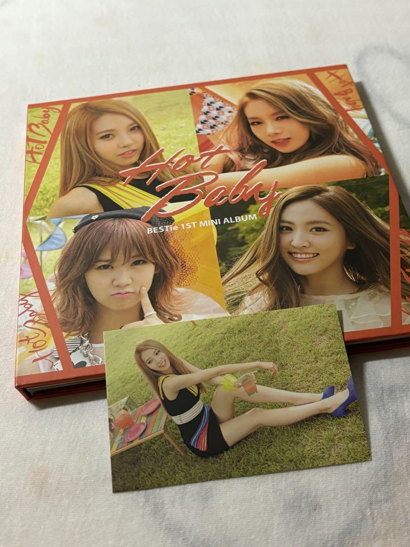 

[USED] BESTie Hot Baby 1st Mini Album CD Out of Print Trading Card