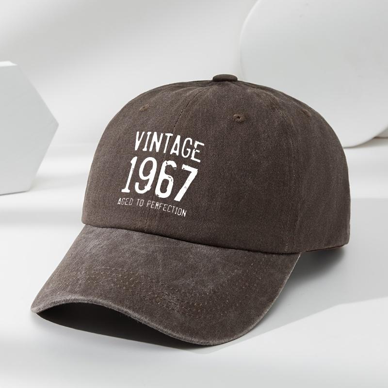Washed Baseball Cap Men Women Vintage Cotton Curved Brim Sun Protection Hat