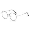 Literary Gold Wire Oval Small Frame Glasses Fashionable Myopia Anti Blue Light Flat Light Glasses MH9035