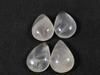 32Cts. Natural Baby Pink Rose Quartz Pear Loose Gemstone 4Pcs Lot 11X15MM RQ-1379