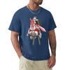 Medieval Knight In Armor On Horse T-Shirt Summer Tops Animal Prinfor Boys New Edition Fruit Of The Loom Mens T Shirts