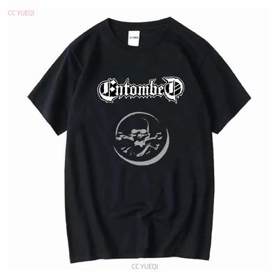 Entombed Stranger Aeons Death Metal Black T-Shirt lange oder kurze Ärmel vintage gewaschen stilvoll leicht dehnbar Mode