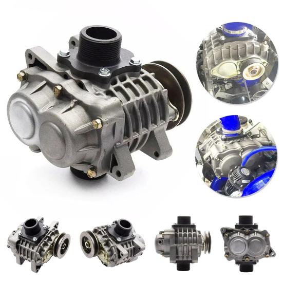 AMR300 Roots Supercharger Compressor Blower Booster for Engine Power Improvement V-Belt Driven Compressor for 1.5T Engines