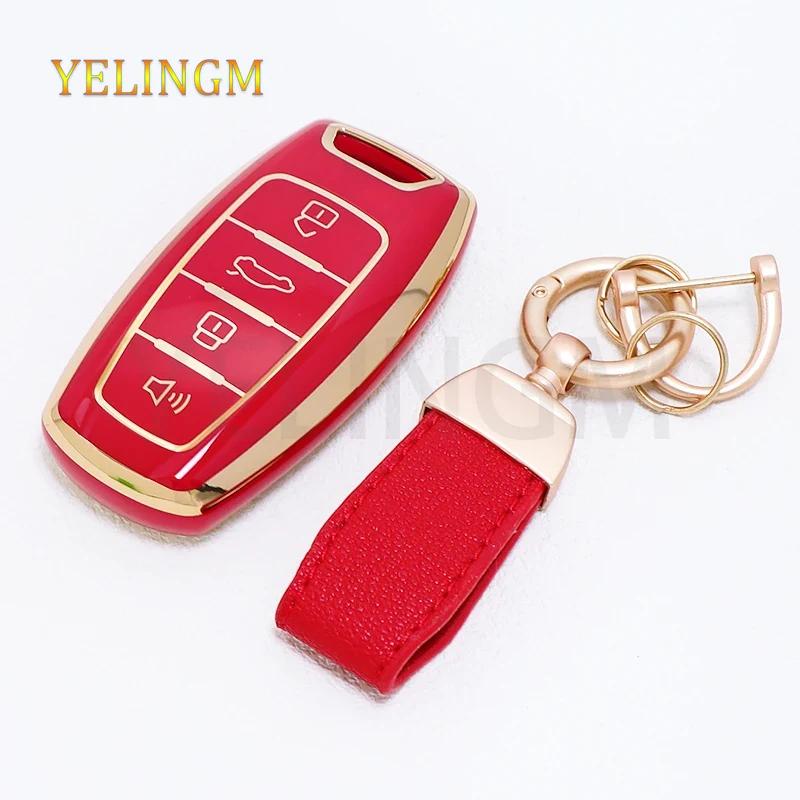 Soft Tpu Car Remote Key Case For Haval Jolion Hover F7 F7X H6 H7 H9 F5 H2S Cover Protector Auto Accessories Shell Fob Holder