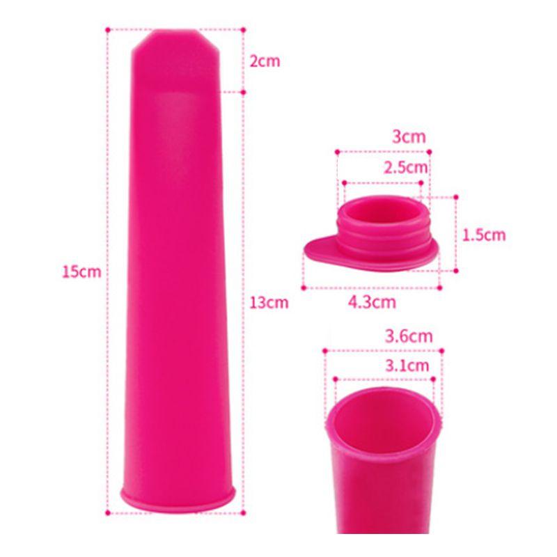 Up Push Silicone Frozen Stick Ice Cream Pop Yogurt Jelly Lolly Maker Mould