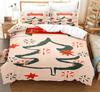 3D Digital Printed Duvet Cover Queen King Size Creative Christmas Bedding Set Fashion Design 3 Piece Set With 2 Pillowcases