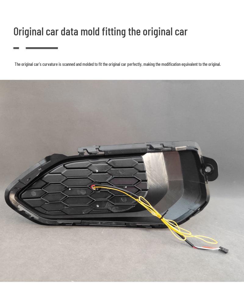 LED Fog Light Bezels for 18-20 Honda Fit GK5 - Daytime Running & Decorative Lights