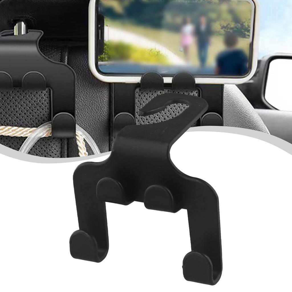 2-in-1 Design Car Hook Phone Holder Hook Enjoyable Travel Experience