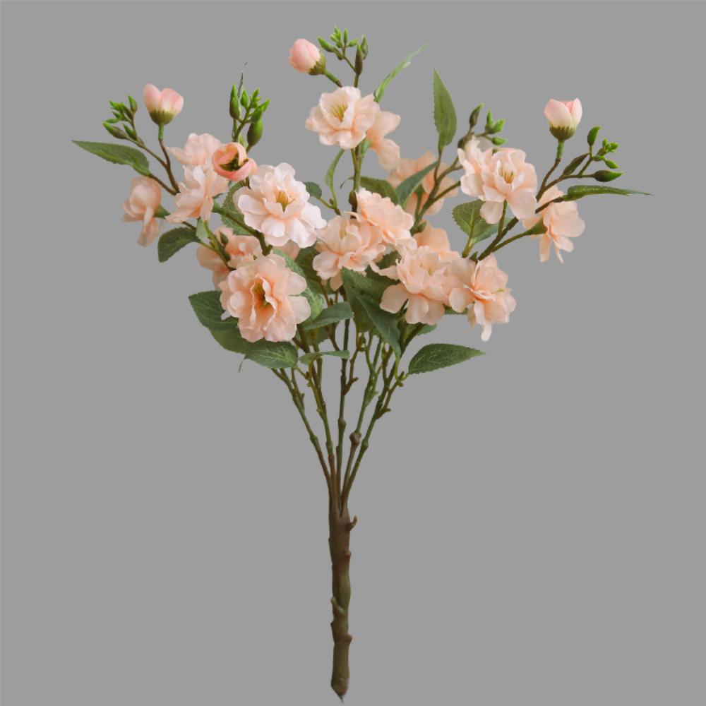 Silk Fake Flowers Elegant Colors Home Decor Flowers Flower Bouquet Premium Artificial Camellia Flower For Dining Table Living