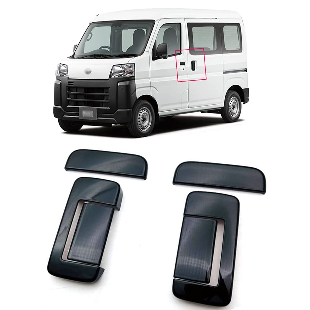 

YOFAMO Накладки на дверные ручки для Daihatsu Atrai и Hijet Дверная ручка Бесключевой доступ Внешний Пользовательский дизайн Умные отверстия S700V, S710V, Cargo, Накладка,