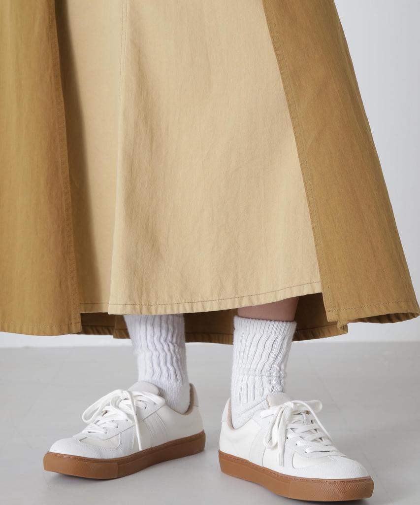 AVIREX MILITARY LAYERED LIKE SKIRT Women's M 386 Camel 783-4216601