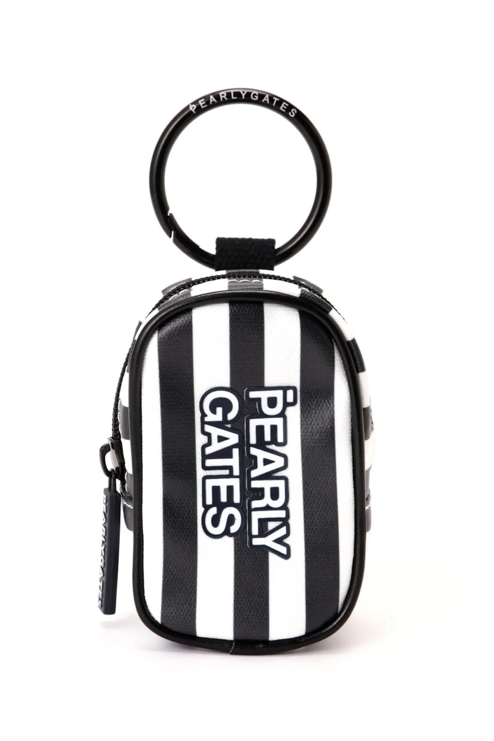 

PEARLY GATES Golf Ball Case (Stripe Pattern with Hook) 053-5184301 121_Navy FR